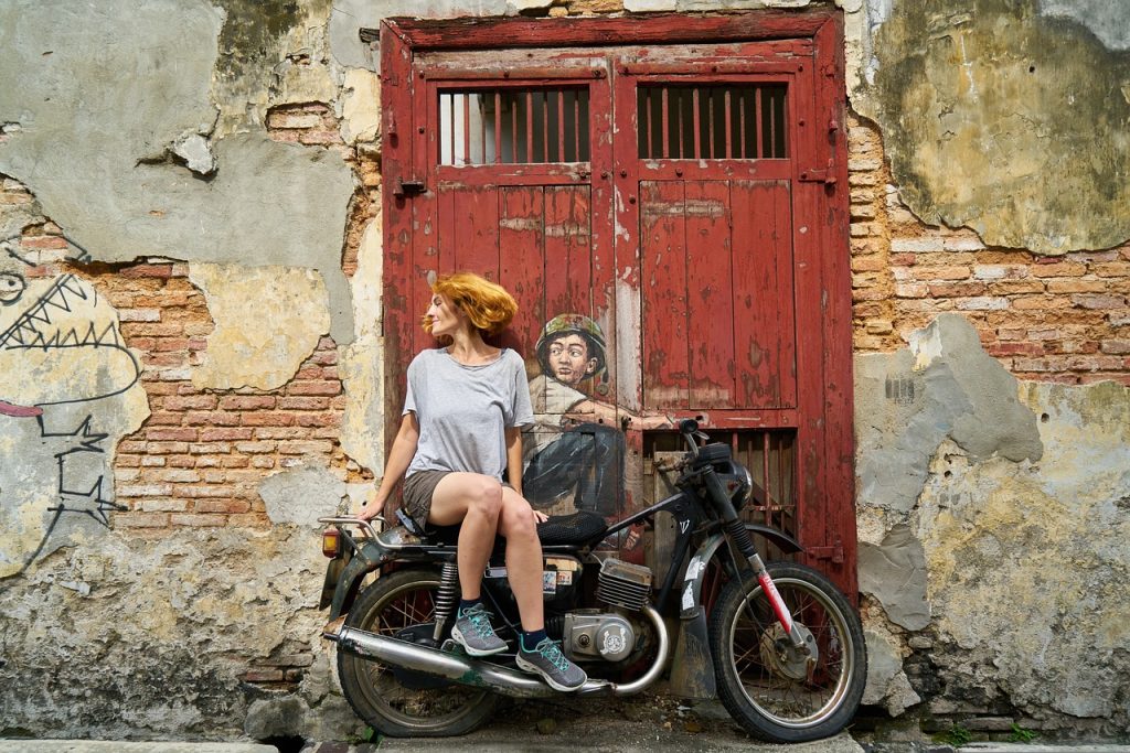 motorcycles, woman, graffiti-3045706.jpg